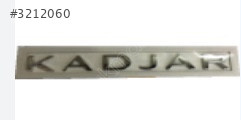 RENAULT KADJAR YAZI ARKA MONOGRAM