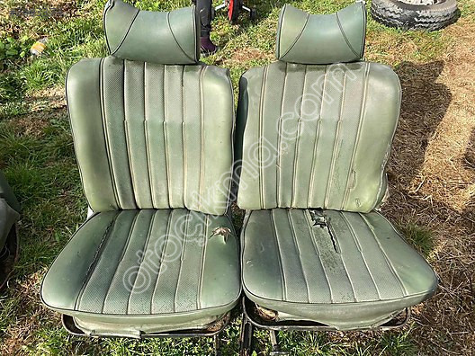 W115 ORJİNAL YEŞİL DERİ KOLTUK TAKIMI