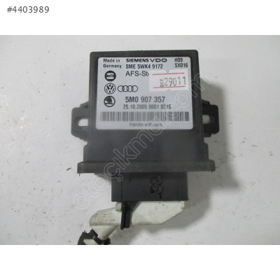 Audi Volkswagen Seat Far Ayar kontrol Beyni 5M0907357 5WK49172