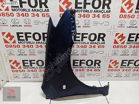 TOYOTA COROLLA SAĞ ÖN ÇAMURLUK ÇIKMA ORİJİNAL PARÇA 2002-2007