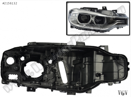 BMW 3 SERİSİ F30 XENON FAR KASASI SIFIR 2012-2016 UYUMLU
