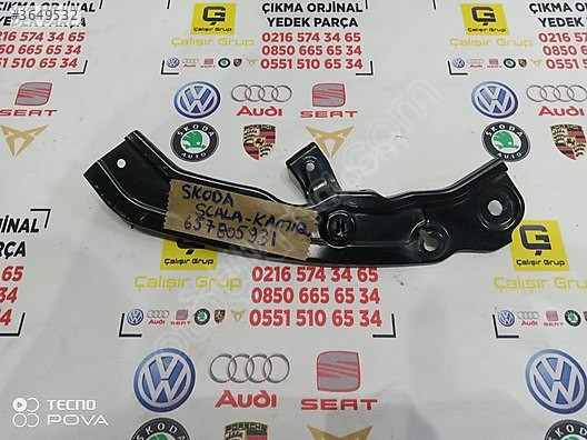 SKODA KAMIQ 2019-2023 SOL ÇAMURLUK DAVLUMBAZI BAĞLANTI SACI