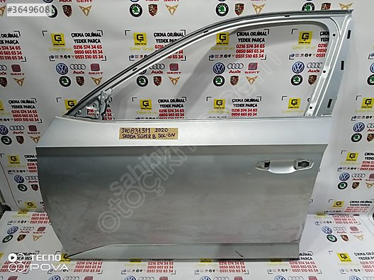SKODA SUPERB 2020- SOL ÖN KAPI OEM 3V0831311 ÇIKMA SÖKME YEDEK