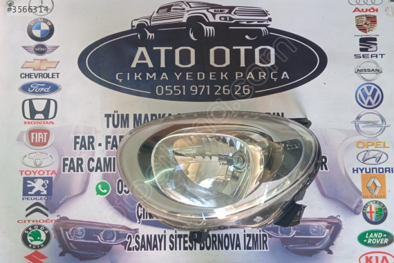 FİAT 500 ORJİNAL ÇIKMA SOL FAR