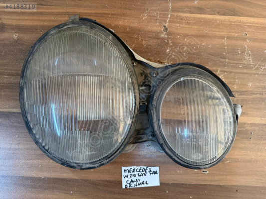 MERCEDES E SERİSİ FAR CAMI , MERCEDES W210 SAĞ FAR CAMI ORJİNAL