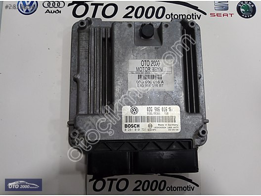 03G906016A-03G906016BT-EDC16U1 TOURAN 1.9 TDI AVQ MOTOR BEYNİ