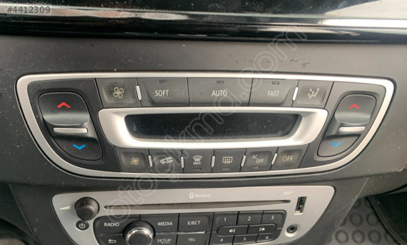 RENAULT FLUENCE KLİMA KONTROL ÜNİTESİ KOMPLE ORJ SÖKME RENKAY
