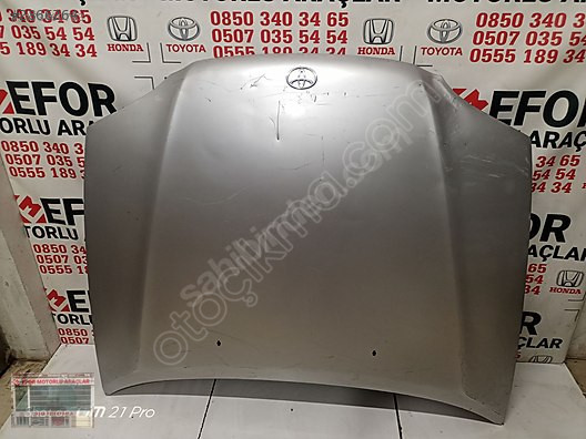 TOYOTA AVENSİS MOTOR KAPUTU ÇIKMA ORİJİNAL PARÇA 1998-2001