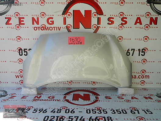 Nissan Micra K13-2014-2018-Ön Kaput Beyaz Sökme Hatasız Parça
