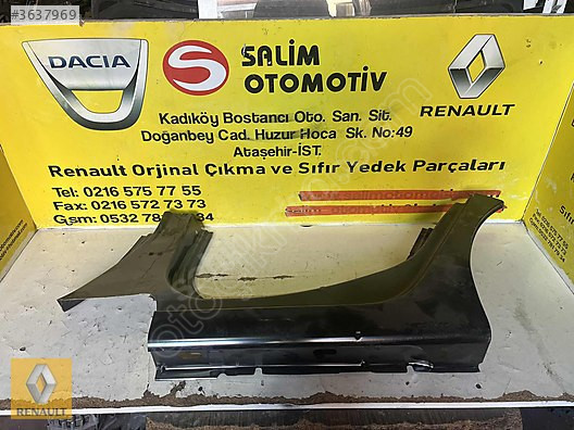 RENAULT CLIO 5 ÇIKMA ORJİNAL SOL ARKA MARŞBİYEL SACI VE DİĞER PA