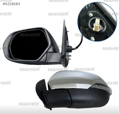 SOL AYNA (ELEKTRİKLİ-SİNYALLİ-5 FİŞLİ-KROM) MİTSUBSİHİ L200 19-23