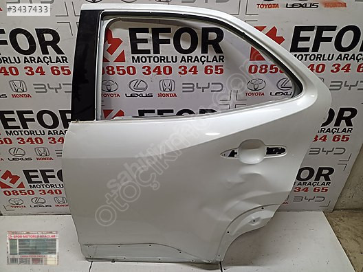 TOYOTA YARİS CROSS ORJİNAL ÇIKMA SOL ARKA KAPI 22-23
