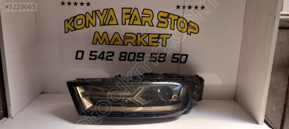 Audi Q7 Siyah Orjnal Sol Far