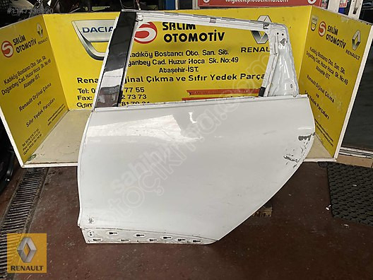 Renault Clio 4 Sol Arka Kapı ve Diğer Çıkma Orjinal Parçalar