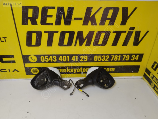 RENAULT CLİO 4 SAĞ SOL DIŞ AYNA ORJ ÇIKMA BEYAZ RENKAY KOCAELİ
