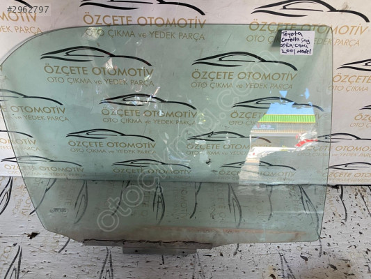 TOYOTA COROLLA SAĞ ARKA KAPI CAMI 1999-2001 MODEL ORJİNAL ÇIKMA