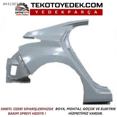 ELANTRA ARKA ÇAMURLUK SAĞ SOL 2011 2012 2013 2014 2015 2016