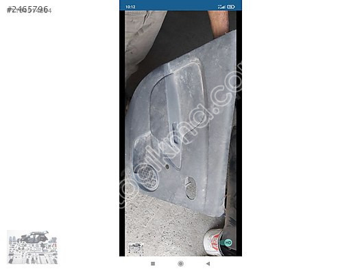 Dacia Sandero sol arka kapı kartonu