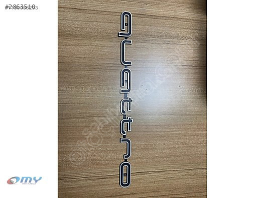 AUDİ Quattro YAZISI