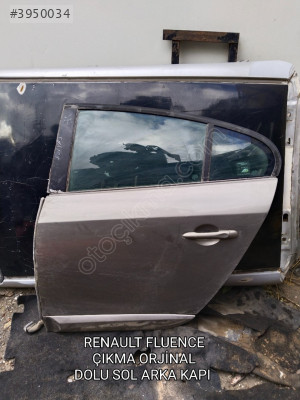 RENAULT FLUENCE ÇIKMA ORJİNAL DOLU SOL ARKA KAPI