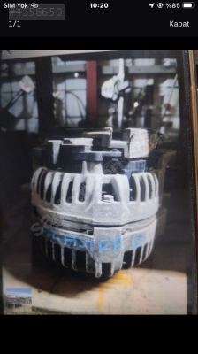 Opel astra G şarj dinamosu