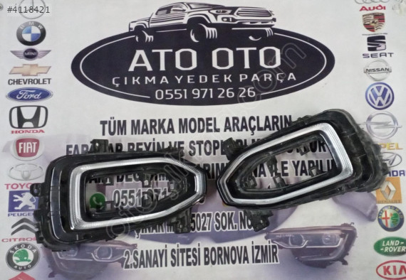 VOLKSWAGEN TROC ORJİNAL CIKMA SAĞ SOL SİS FARI