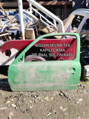 NİSSAN MİCRA TEK KAPILI ÇIKMA ORJİNAL SOL ÖN KAPI 1996-1998