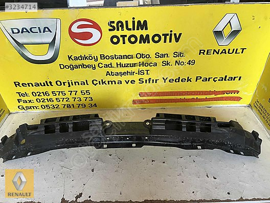 RENAULT TALİANT - SANDERO SÖKME TAMPON DEMİRİ VE DİĞER PARÇALARI