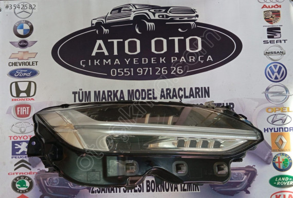 VOLVO S60 ORJİNAL ÇIKMA SAĞ FAR