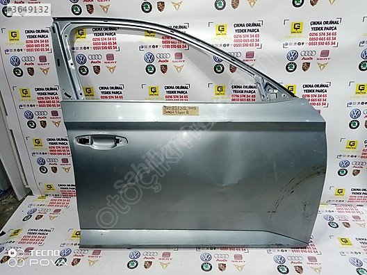 SKODA SÜPERB 2015-2019 SAĞ ÖN KAPI OEM 3v0831312