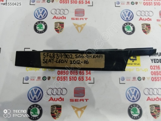 SEAT LEON 2012-2016 SAĞ ÖN KAPI DİREK KAPLAMASI OEM 5f4837902