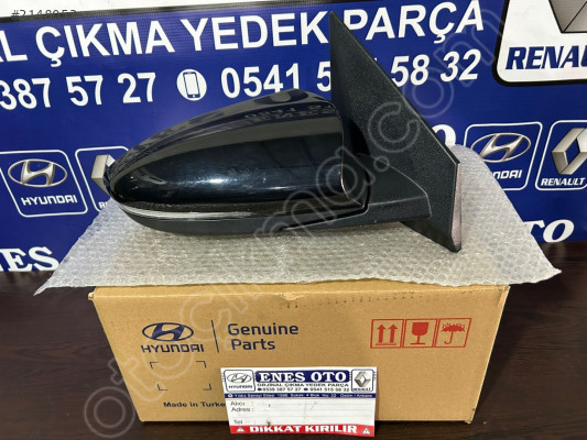 İ20 SİNYALLİ ELEKTRİKLİ SAĞ AYNA SIFIR ORJİNAL MOBİS 2020-23