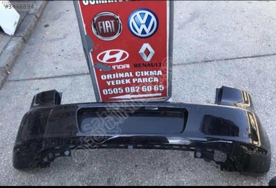 AUDİ A6 ARKA TAMPON ORİJİNAL GRİ VE SİYAH