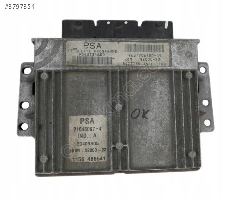 Peugeot 206 1.4 Motor Beyni / 9643134680 / 9637706180-05 / 21646
