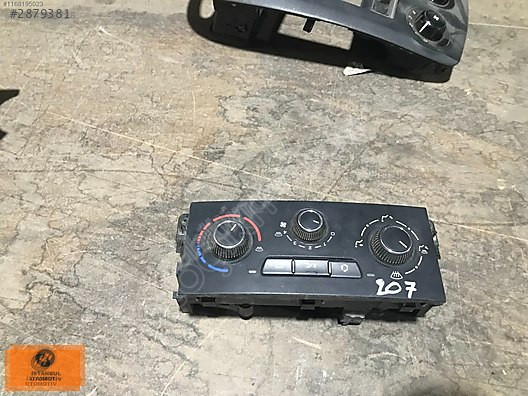 PEUGEOT 207 ORJINAL ÇIKMA KLİMA KONTROL PANELİ 