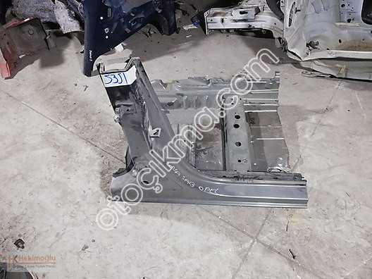 Opel Corsa E için Sağ Orta Direk Marşpiyel Şasi Kesme Pa