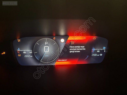 PEUGEOT 408 GÖSTERGE SAATİ HAYALET EKRAN 9835847680-0