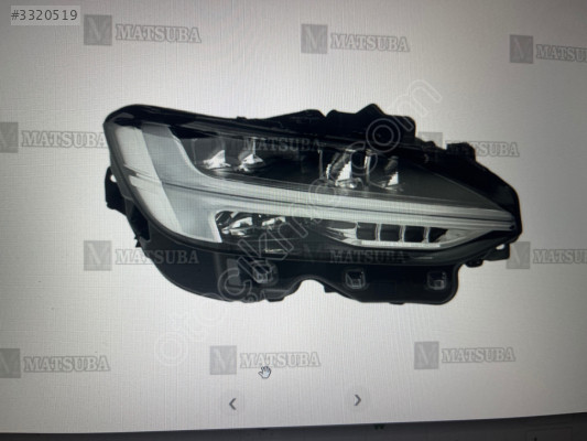 VOLVO S90 SAĞ SOL FAR TEK BEYİN 16-20 SIFIR İTHAL PARÇA