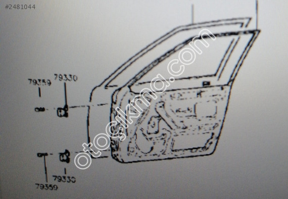 79360 33001 HYUNDAI SONATA KAPI MENTEŞESİ