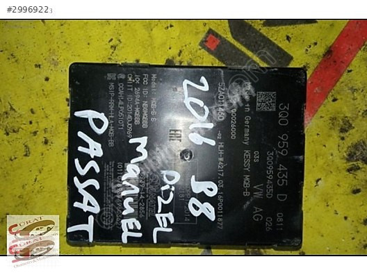 VOLKSWAGEN PASSAT B8 ANAHTARSIZ ÇALIŞTIRMA MODÜLÜ 3Q0959435D