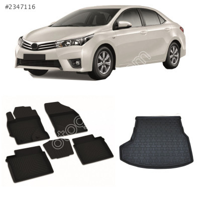 Toyota Corolla 4D Havuzlu Paspas Bagaj Havuz Set Takım