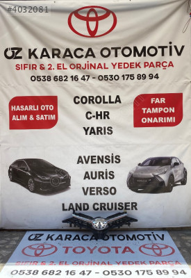 2016-2018 TOYOTA AURİS ÇIKMA ORJİNAL ÖN PANJUR