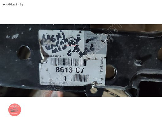 8613 c7 Citroen C5 bagaj kapağı menteşesi orijinal servis ürünü