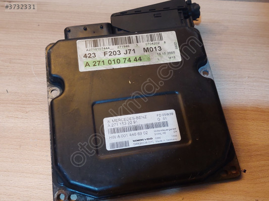 MERCEDES W203 ECM MOTOR KONTROL ÜNİTESI MOTOR BEYNİ