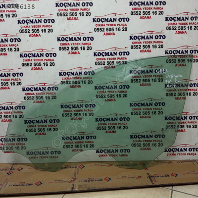 Opel İnsignia sol ön kapı camı ORJ.