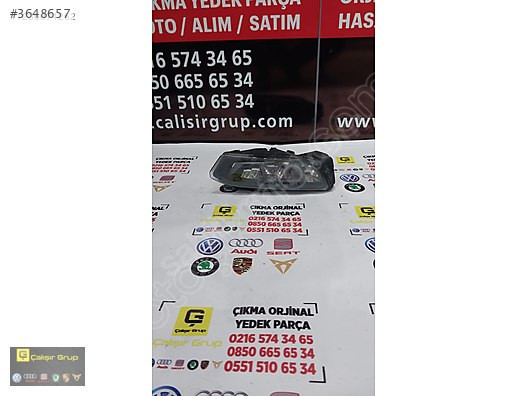 VOLKSWAGEN POLO 2010-2017 SİS FARI ÇIKMA SÖKME YEDEK PARÇA