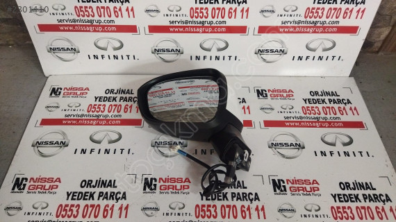 NİSSAN QASHQAİ SOL DİKİZ AYNASI ELEKTRİKLİ SIFIR J12 2022-