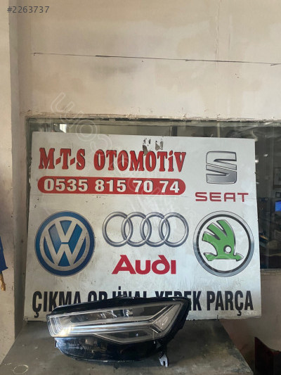 AUDİ A6 SOL ÖN FAR MATRİX 2017-2020 ÇIKMA ORİJİNAL
