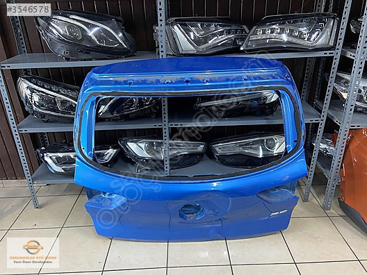 MG ZS ARKA BAGAJ ORJİNAL MAVİ