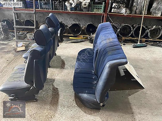 MERCEDES W126 ORJİNAL MAVİ DERİ-KUMAŞ KOLTUK TAKIMI FABRİKASYON